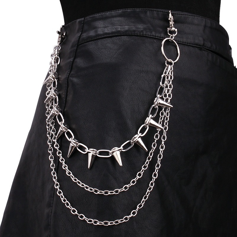 Hip Hop Punk Rock Metal Pants  - Street Fashion Jewelry incelemesi ve fiyatı