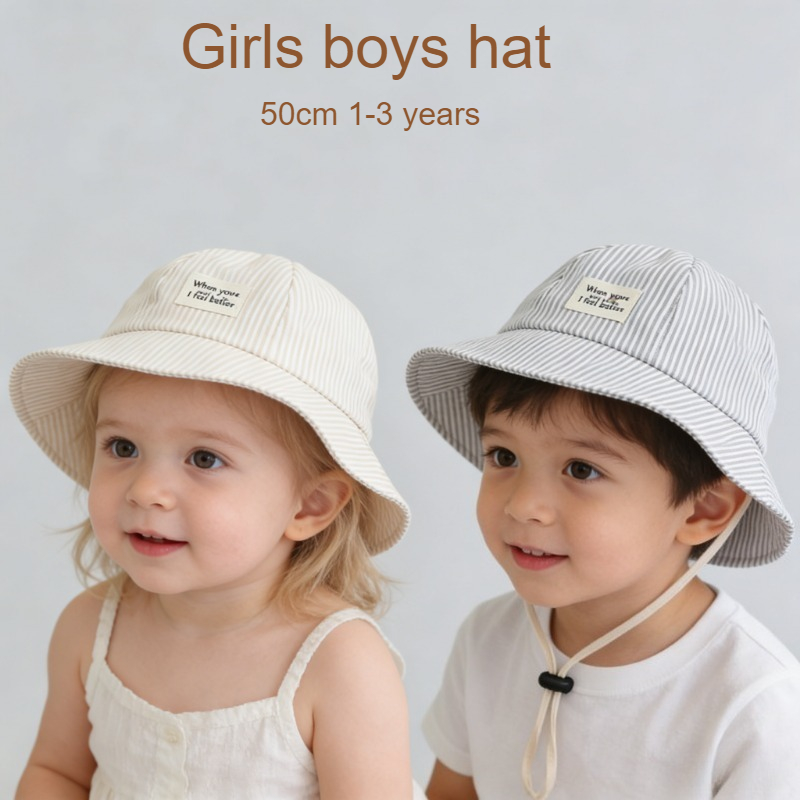 Baby Kids Cute Sun Hat 50cm 1- - Street Fashion Kids incelemesi ve fiyatı