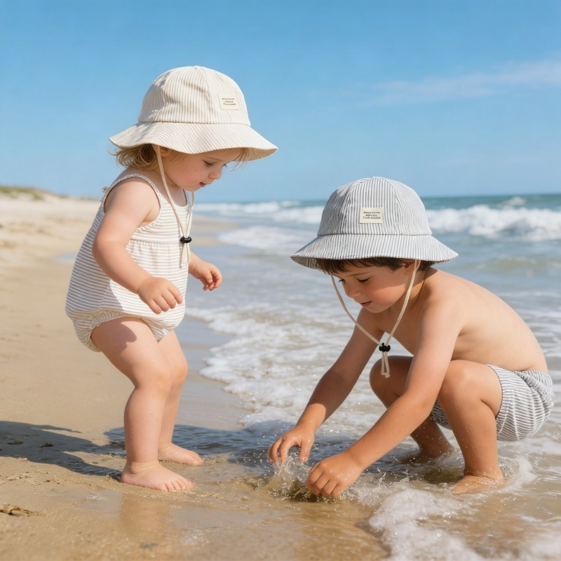 Baby Kids Cute Sun Hat 50cm 1- - Street Fashion Kids incelemesi ve fiyatı