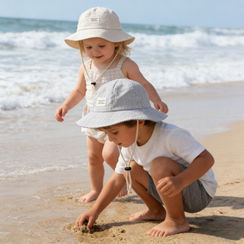 Baby Kids Cute Sun Hat 50cm 1- - Street Fashion Kids incelemesi ve fiyatı