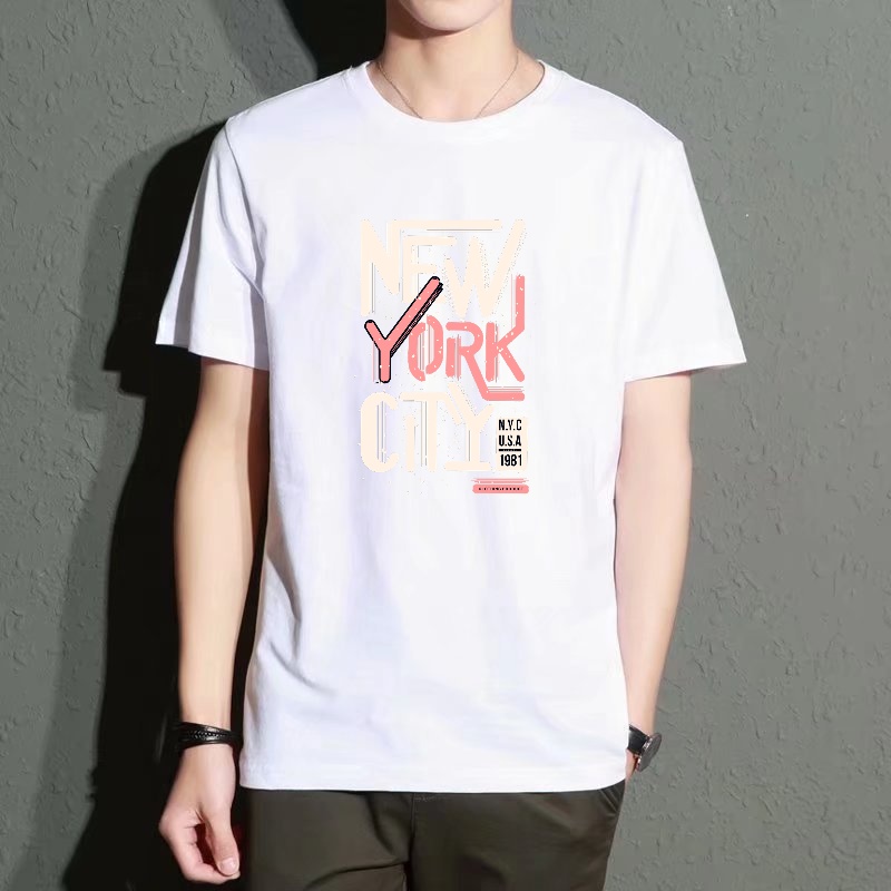 Men's Black Round-Neck Short-S - Street Fashion New York incelemesi ve fiyatı