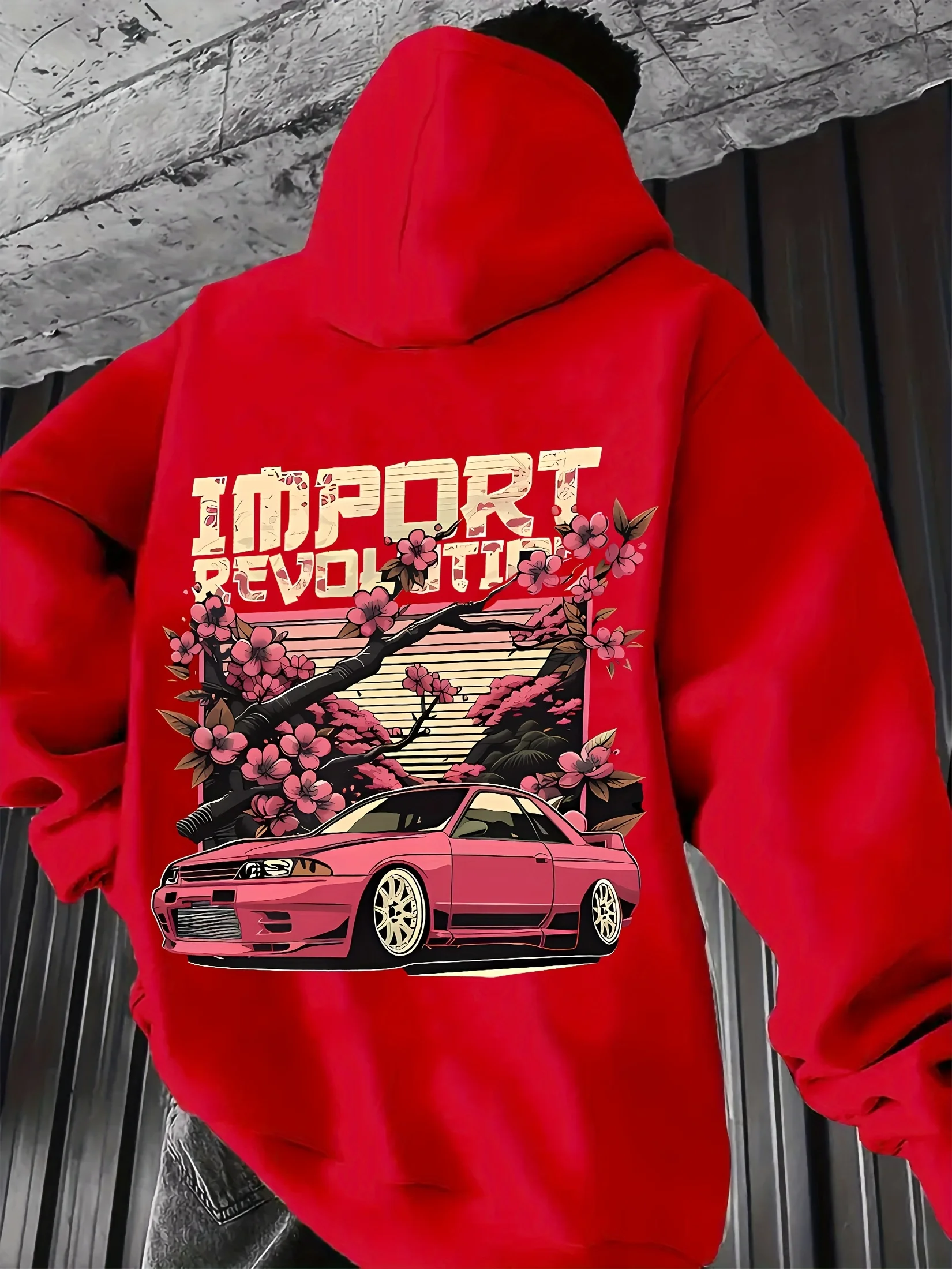 Men's Instagram style car prin - Street Fashion Elements incelemesi ve fiyatı