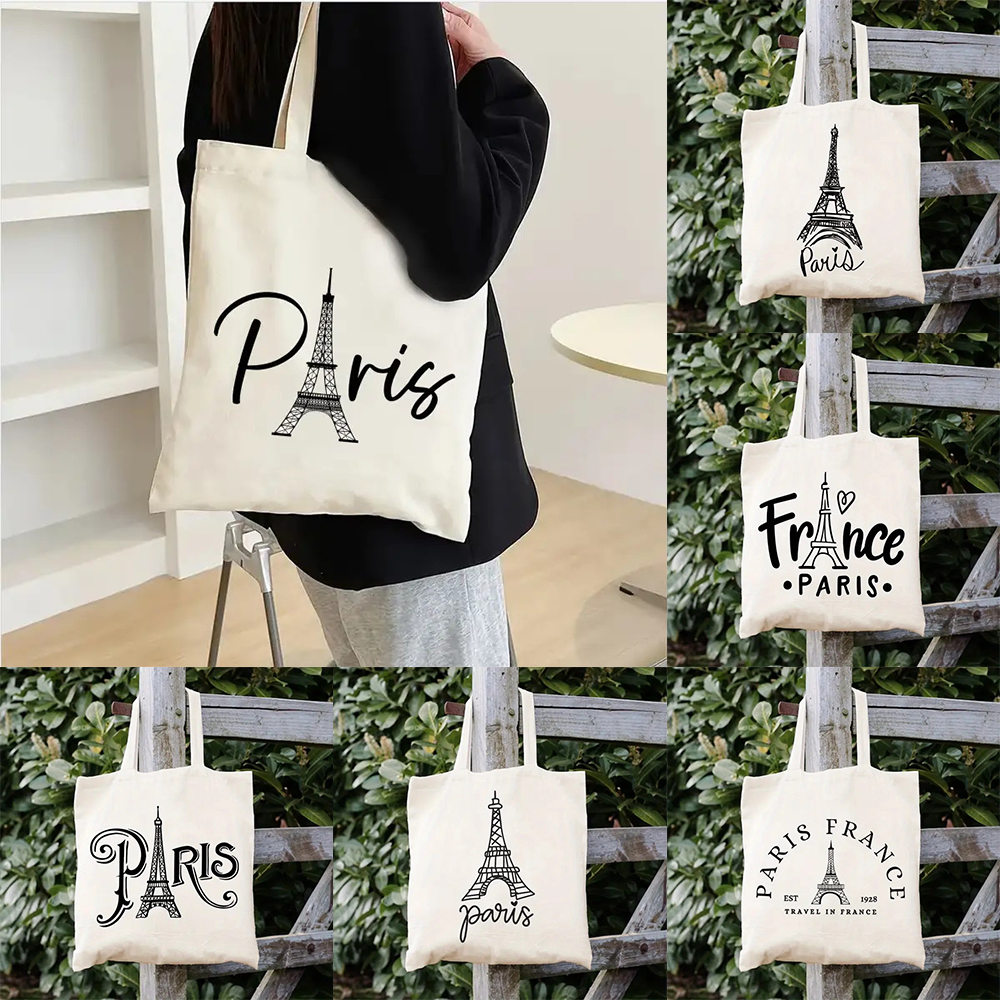 Women's Paris Eiffel Tower Pri - Tote Bag Canvas Print incelemesi ve fiyatı
