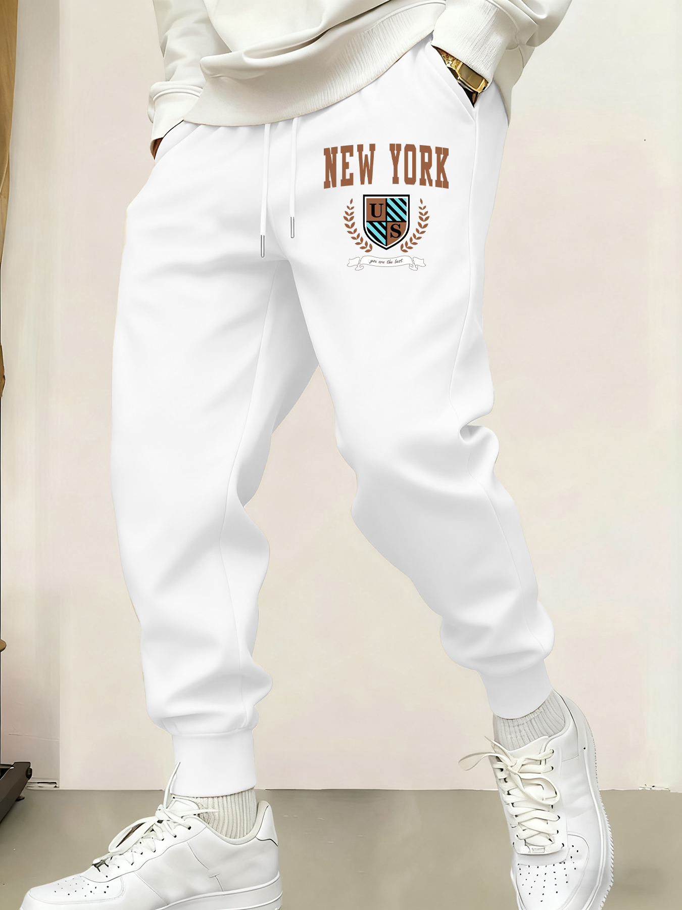 New York Usa Print Mens Sweatp - Street Fashion New York incelemesi ve fiyatı