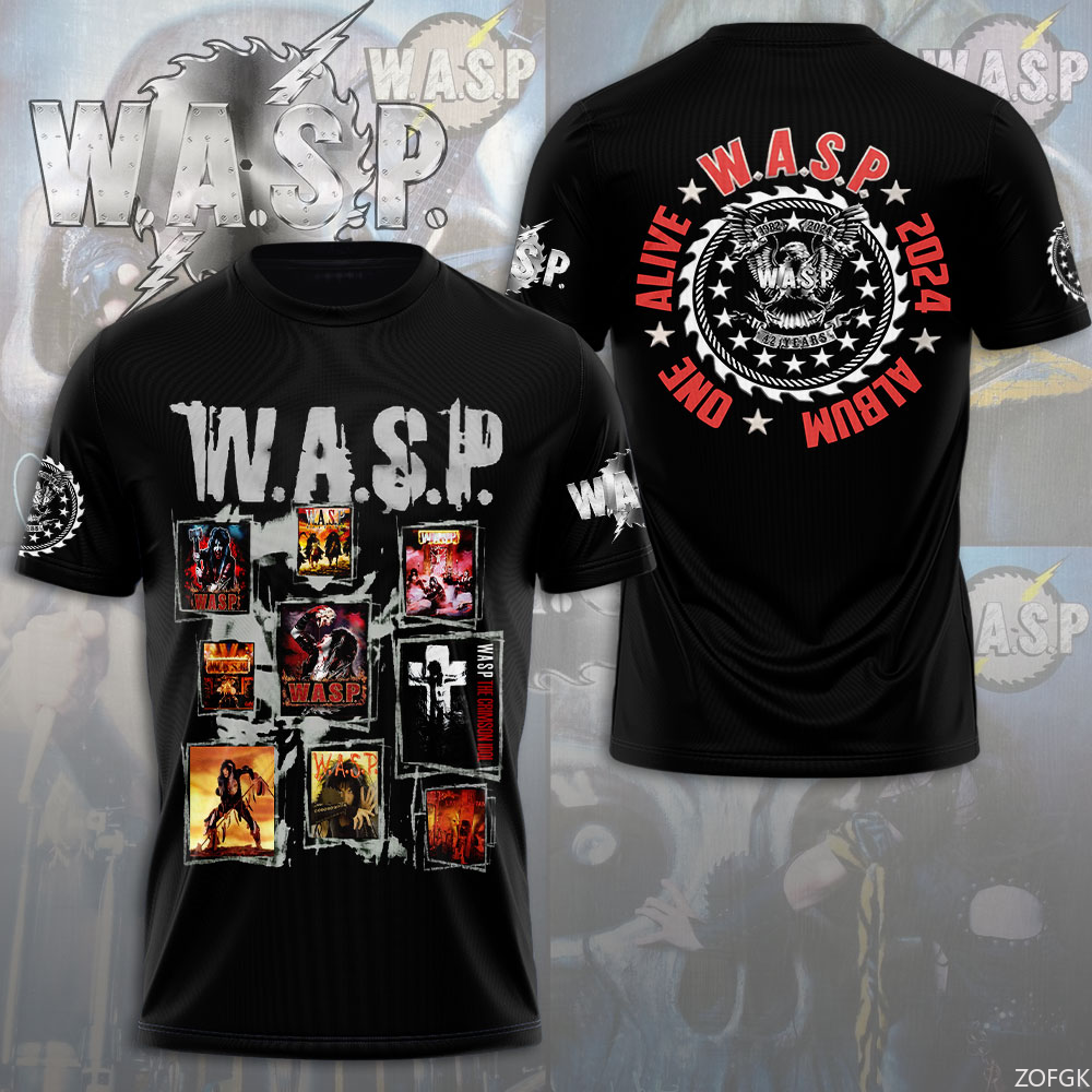 W.A.S.P Rock 3D Printing T-shi - Street Fashion Hip Hop incelemesi ve fiyatı