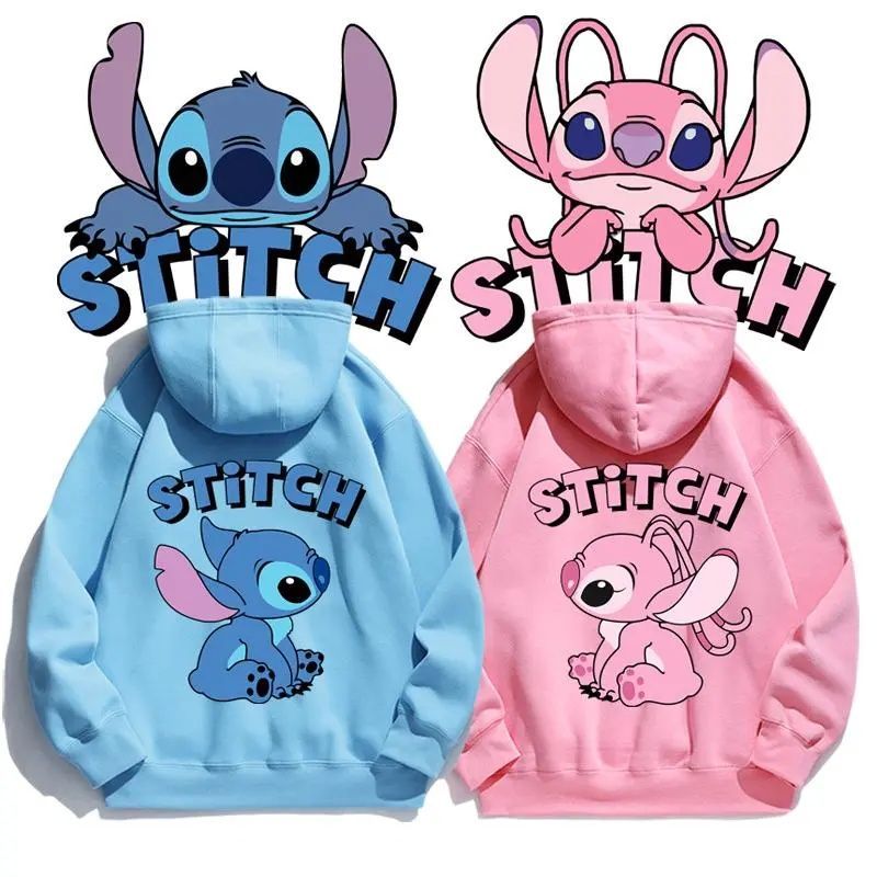 Cartoon Stitch Hoodie Loose Lo - Street Fashion Hoodie incelemesi ve fiyatı