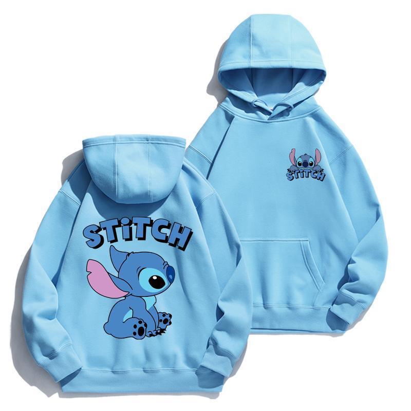 Cartoon Stitch Hoodie Loose Lo - Street Fashion Hoodie incelemesi ve fiyatı