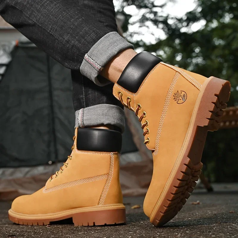 Boots Men High Top Boots High  - Street Fashion Ladies incelemesi ve fiyatı