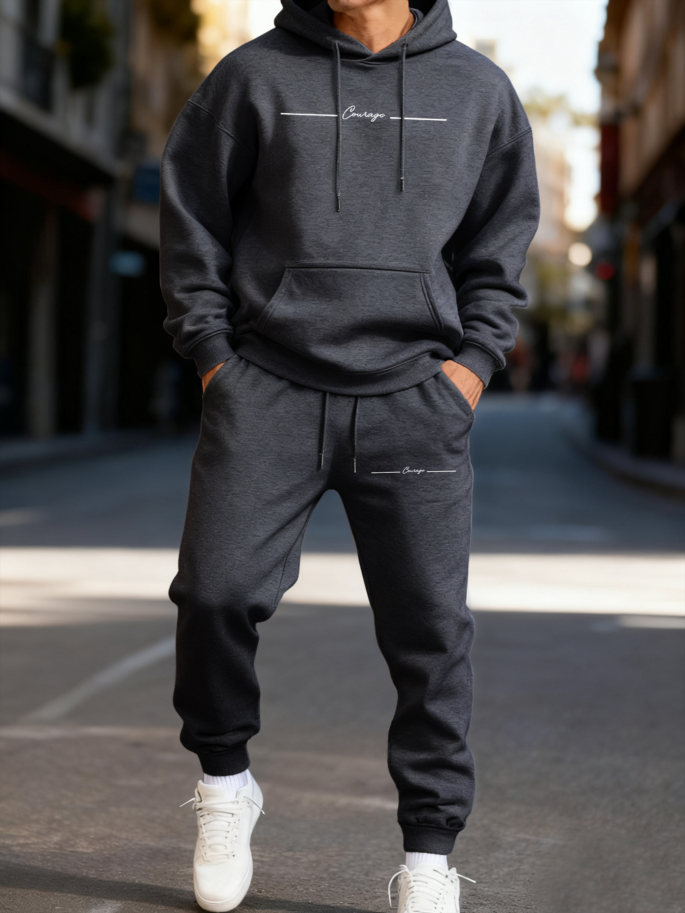 Courage Simple Line Printed Me - Street Fashion Elements incelemesi ve fiyatı