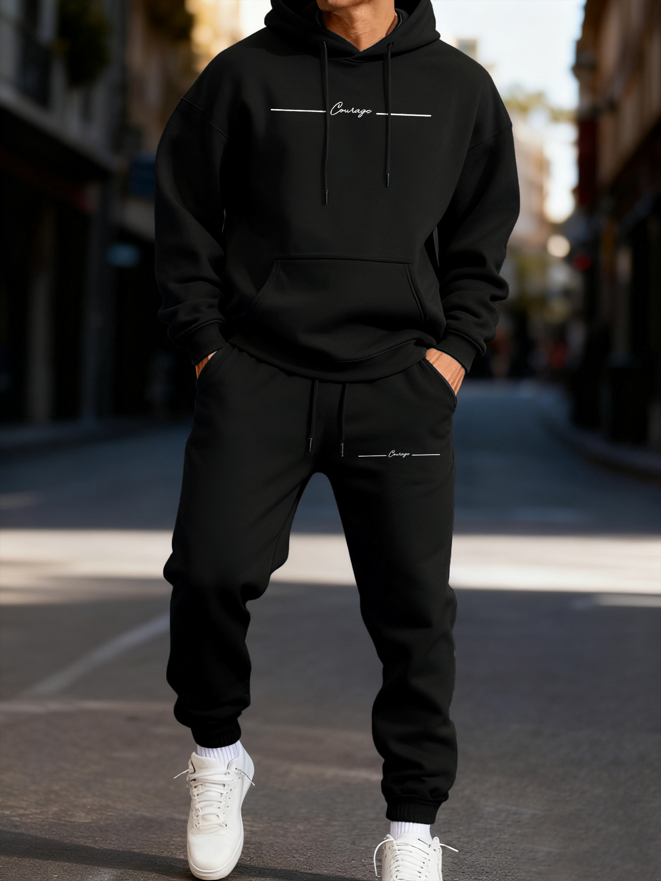 Courage Simple Line Printed Me - Street Fashion Elements incelemesi ve fiyatı